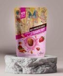 Pitted Dates Stuffed with Almonds Covered in Chocolate with Natural Strawberry Flavor 250g