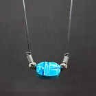 Exquisite Blue Scarab Beetle Pendant Necklace - Symbol of Ancient Beauty