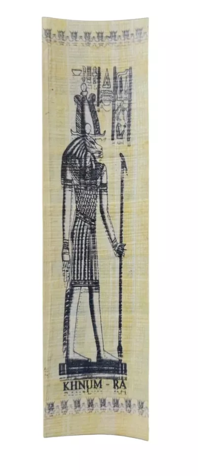 Handmade Egyptian Papyrus Bookmark – Ancient Egypt Hieroglyphics Souvenir Gift