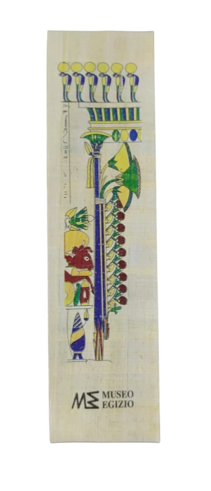 Handmade Egyptian Papyrus Bookmark – Ancient Egypt Hieroglyphics Souvenir Gift