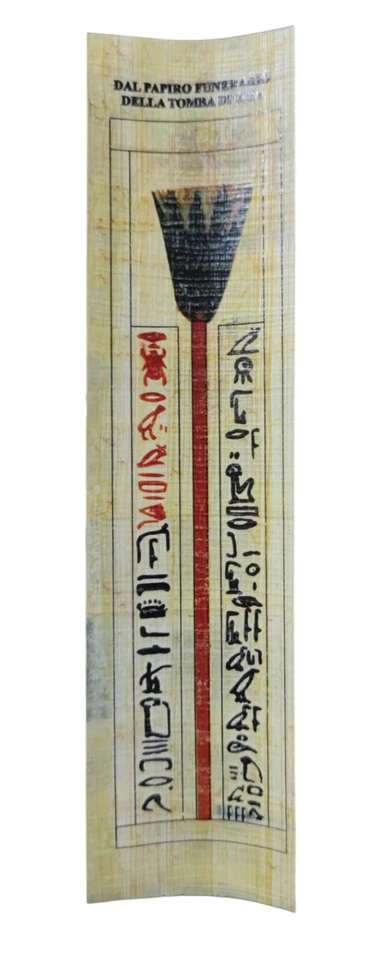 Handmade Egyptian Papyrus Bookmark – Ancient Egypt Hieroglyphics Souvenir Gift