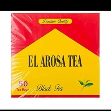 El Arosa Black Tea 50 Bags - Authentic Egyptian Strong Tea