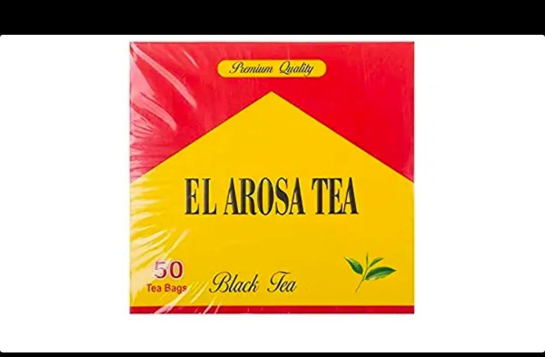 El Arosa Black Tea 50 Bags - Authentic Egyptian Strong Tea