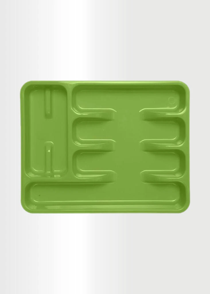 Eco Plastic Cutlery Tray Drawer Organizer Insert For Kitchen Utensils