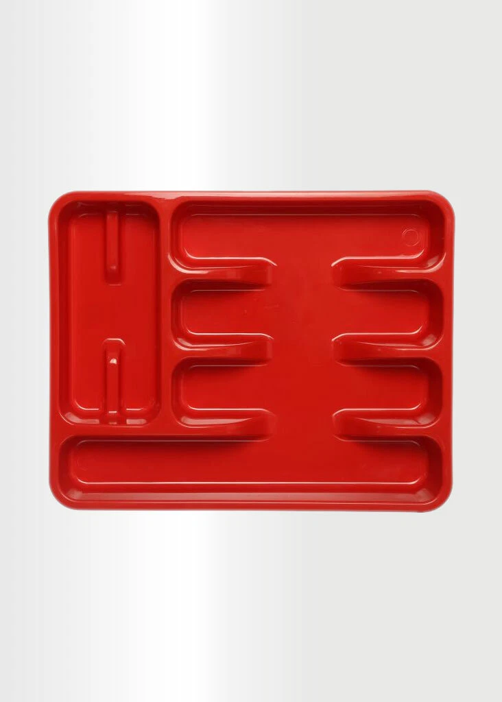 Eco Plastic Cutlery Tray Drawer Organizer Insert For Kitchen Utensils
