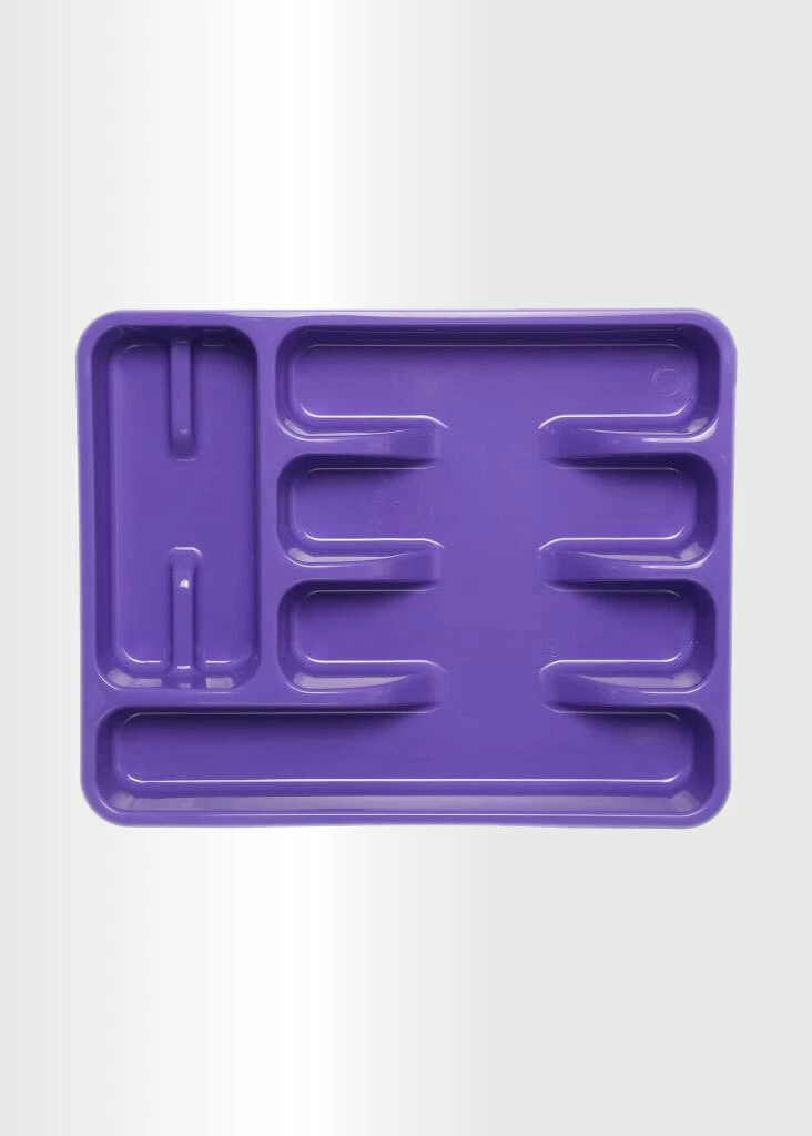 Eco Plastic Cutlery Tray Drawer Organizer Insert For Kitchen Utensils