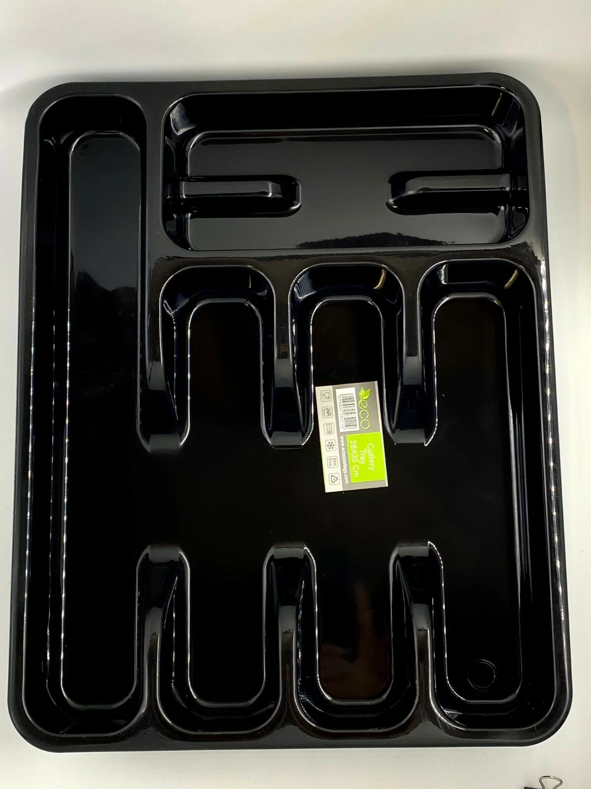 Eco Plastic Cutlery Tray Drawer Organizer Insert For Kitchen Utensils