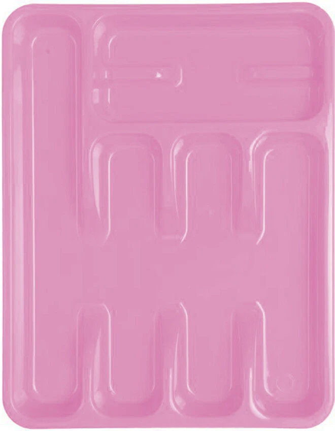 Eco Plastic Cutlery Tray Drawer Organizer Insert For Kitchen Utensils