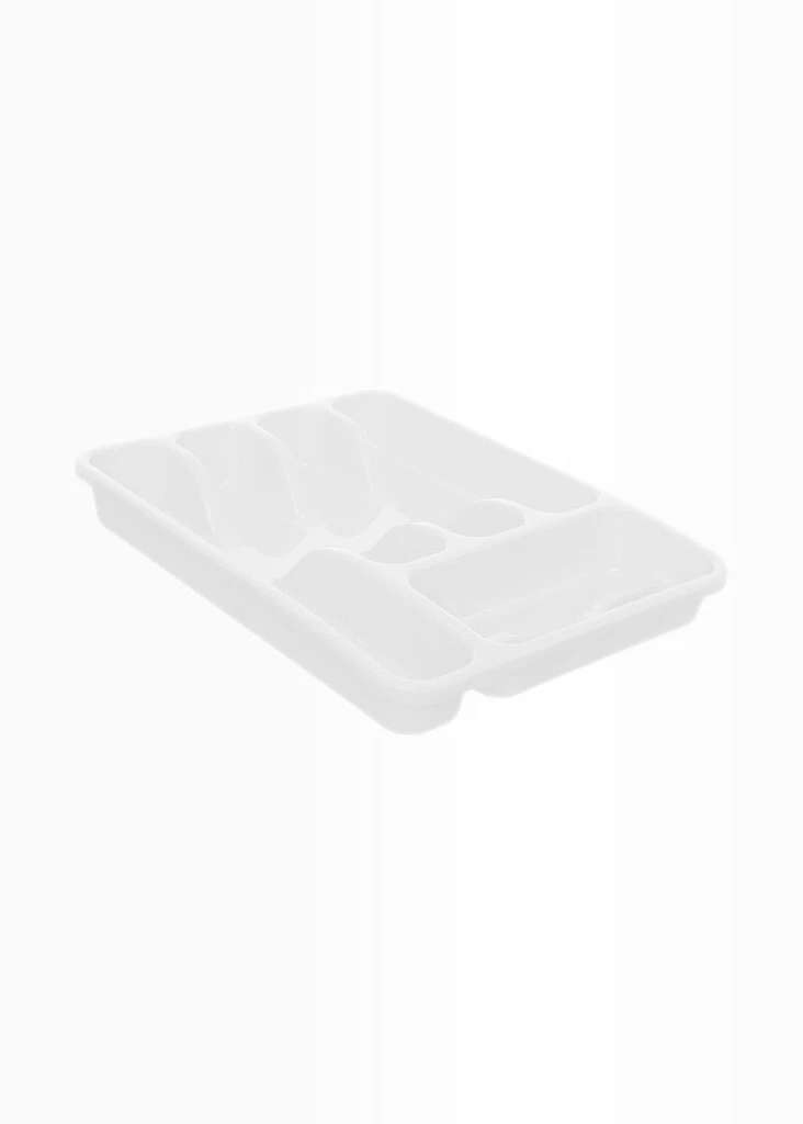 Eco Plastic Cutlery Tray Drawer Organizer Insert For Kitchen Utensils
