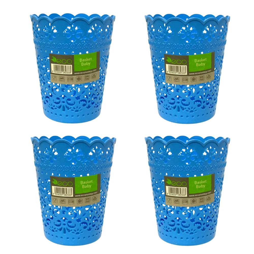Set Of 2 ECO Plastic Storage Basket