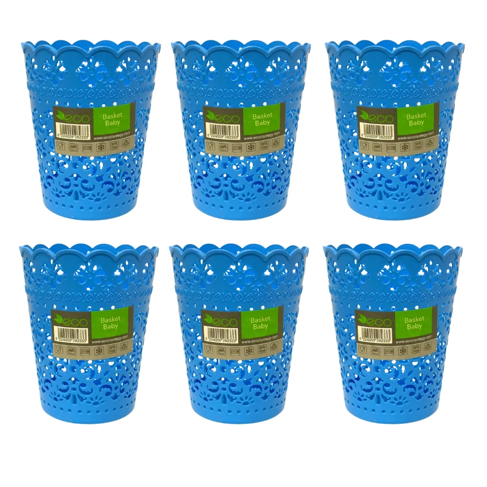 Set Of 2 ECO Plastic Storage Basket