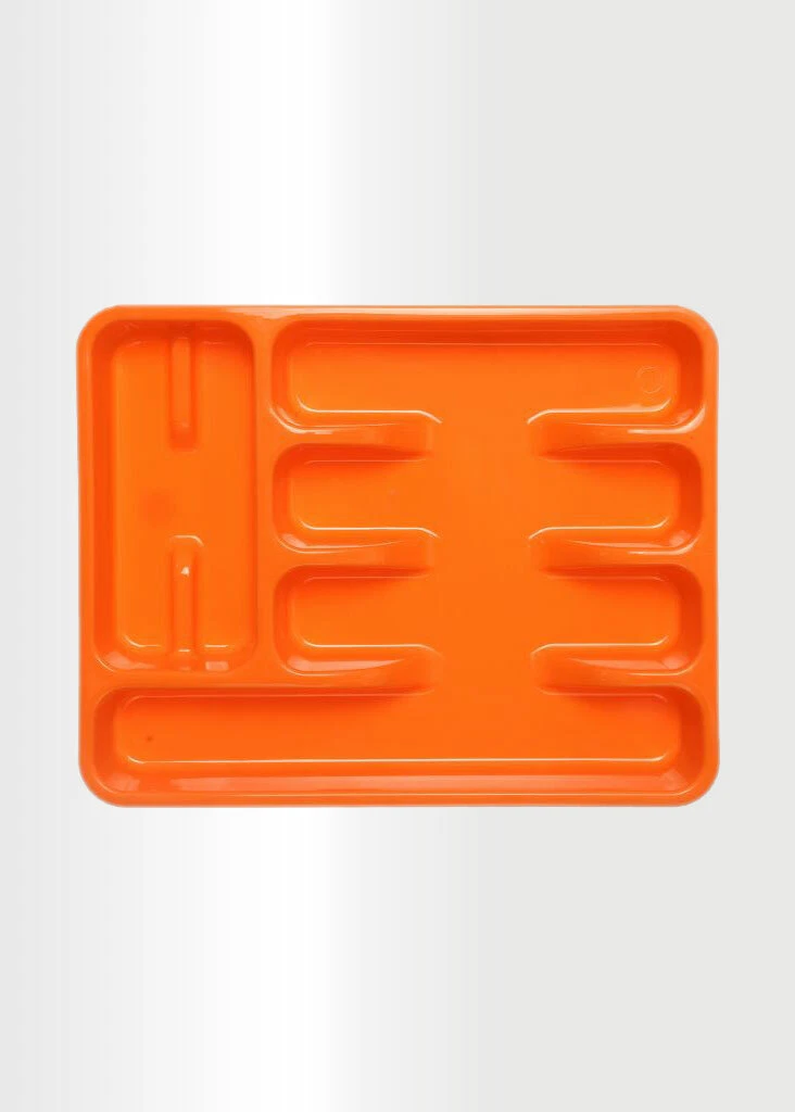 Eco Plastic Cutlery Tray Drawer Organizer Insert For Kitchen Utensils