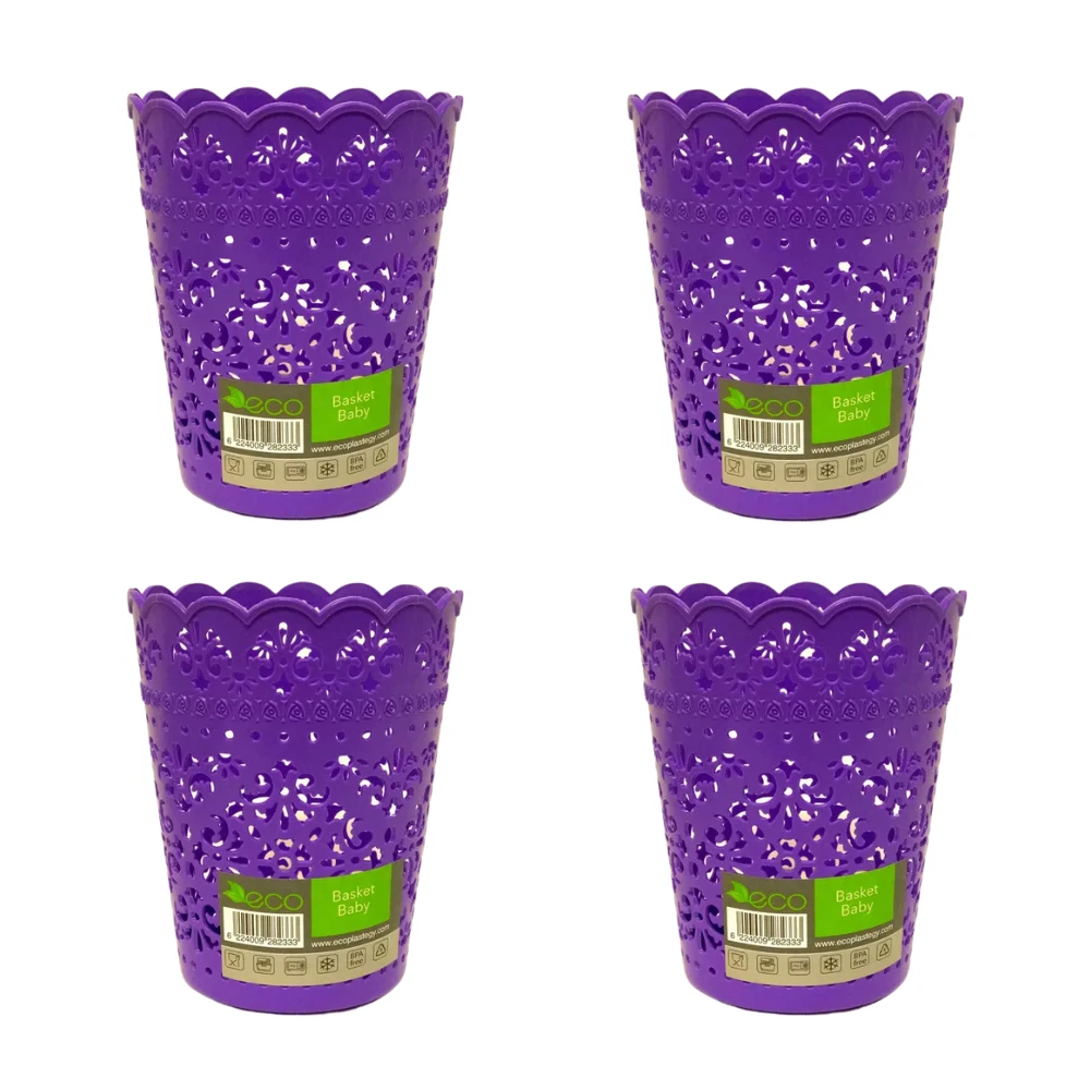 Set Of 2 ECO Plastic Storage Basket