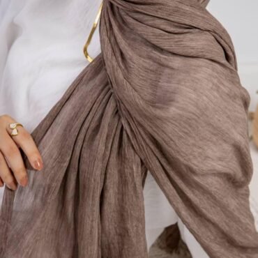 Egyptian Hijab Thai Scarf | Lightweight Modest Tarha Islamic Headscarf | Everyday Prayer Wear