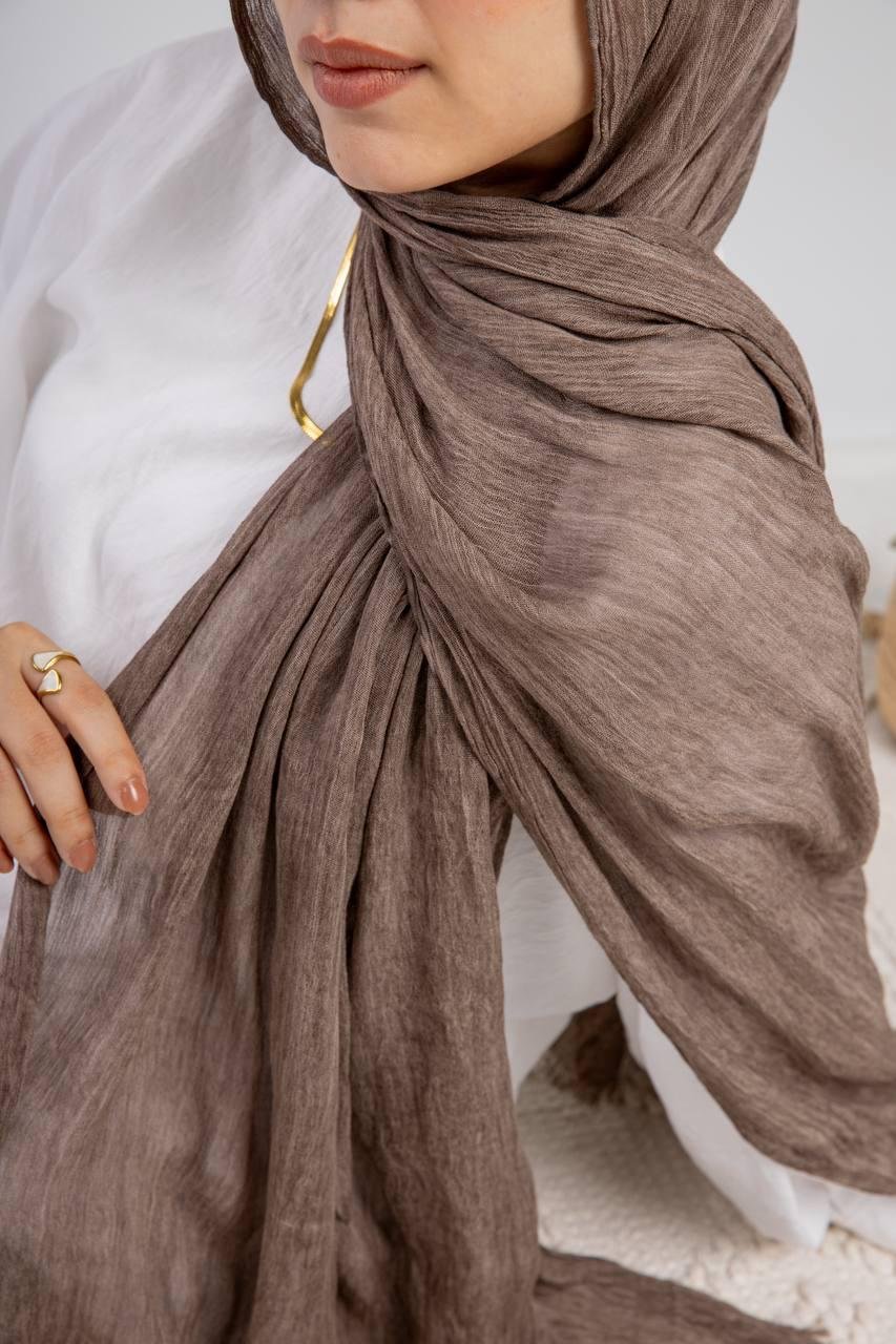 Egyptian Hijab Thai Scarf | Lightweight Modest Tarha Islamic Headscarf | Everyday Prayer Wear