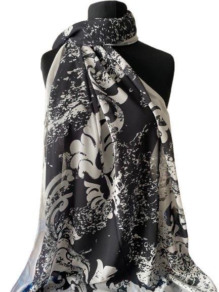 Chiffon Digital Scarf – Lightweight Printed Hijab | Soft & Elegant