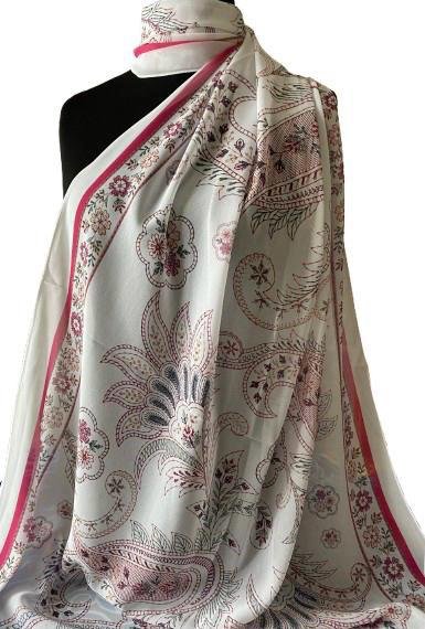 Chiffon Digital Scarf – Lightweight Printed Hijab | Soft & Elegant