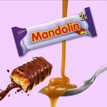 Mandolin Chocolate Bar Twin Pack (2x1 Bars) | Crispy Wafer Milk Chocolate | Classic Egyptian Sweet Treat
