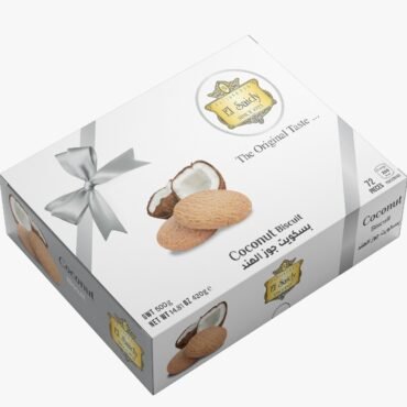 Coconut El Saidy Biscuits – Light & Crispy Cookies