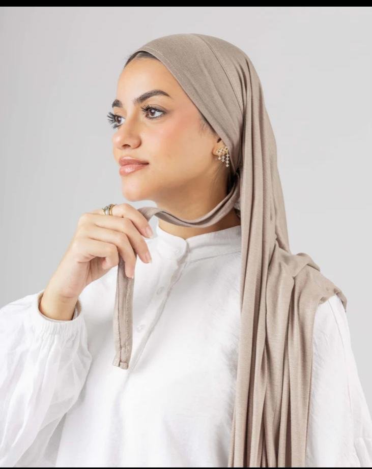 Egyptian Hijab Kuwaiti Scarf | Classic Islamic Headscarf | Elegant Modest Wear