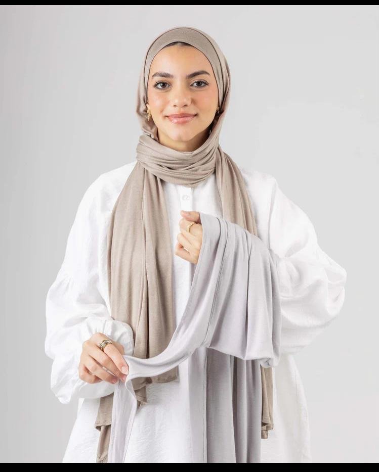 Egyptian Hijab Kuwaiti Scarf | Classic Islamic Headscarf | Elegant Modest Wear