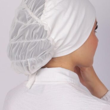Breathable Mesh Undercap Bonnet – Cotton Lycra Hair Bandana for Hijab & Daily Wear