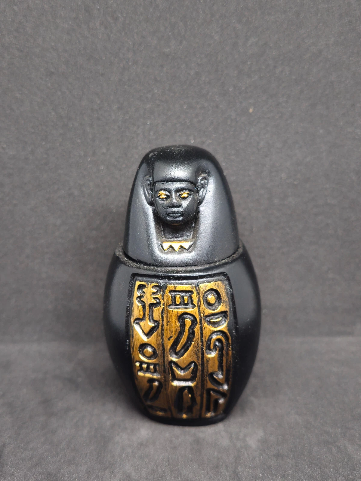 Egyptian Canoe Vase - Stunning Art Piece Reflecting the History of the Pharaohs