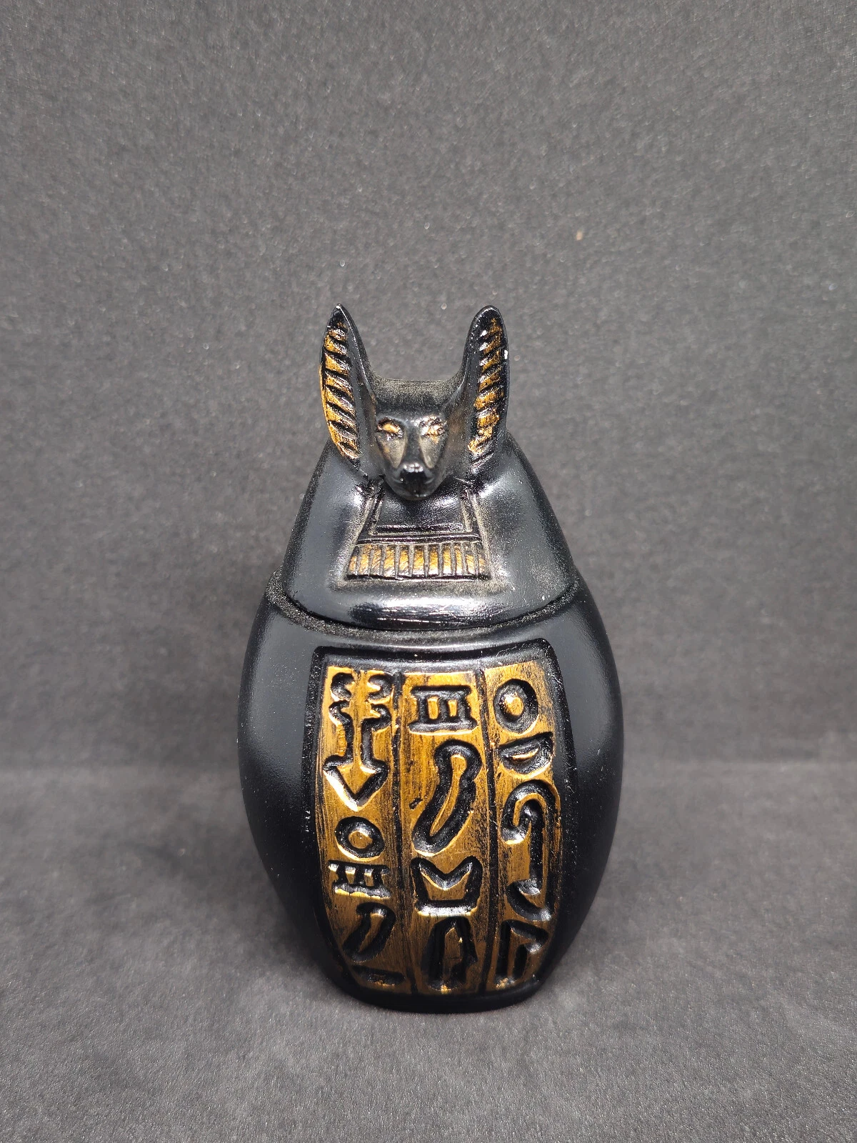 Egyptian Canoe Vase - Stunning Art Piece Reflecting the History of the Pharaohs