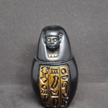 Egyptian Canoe Vase - Stunning Art Piece Reflecting the History of the Pharaohs