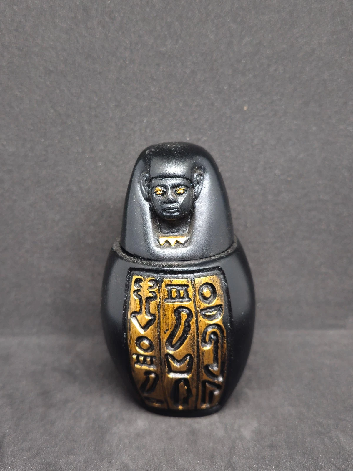 Egyptian Canoe Vase - Stunning Art Piece Reflecting the History of the Pharaohs