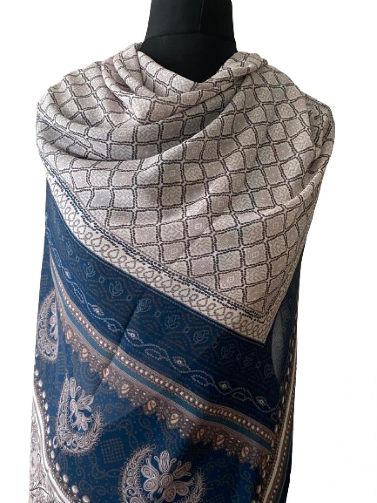 Crepe Egyptian Chiffon Square Scarf – 150x150cm Large Wrap Hijab Shawl