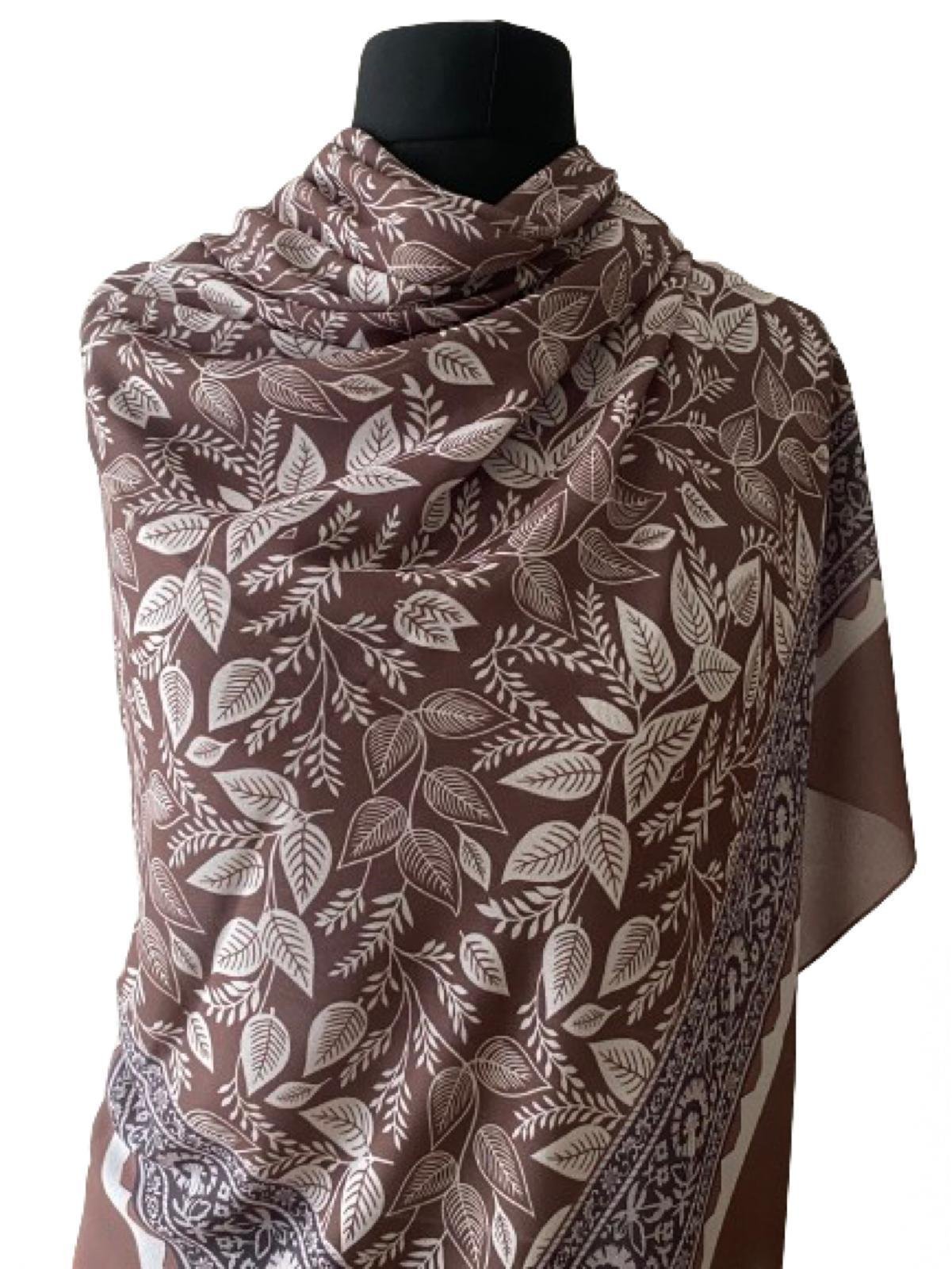 Crepe Egyptian Chiffon Square Scarf – 150x150cm Large Wrap Hijab Shawl