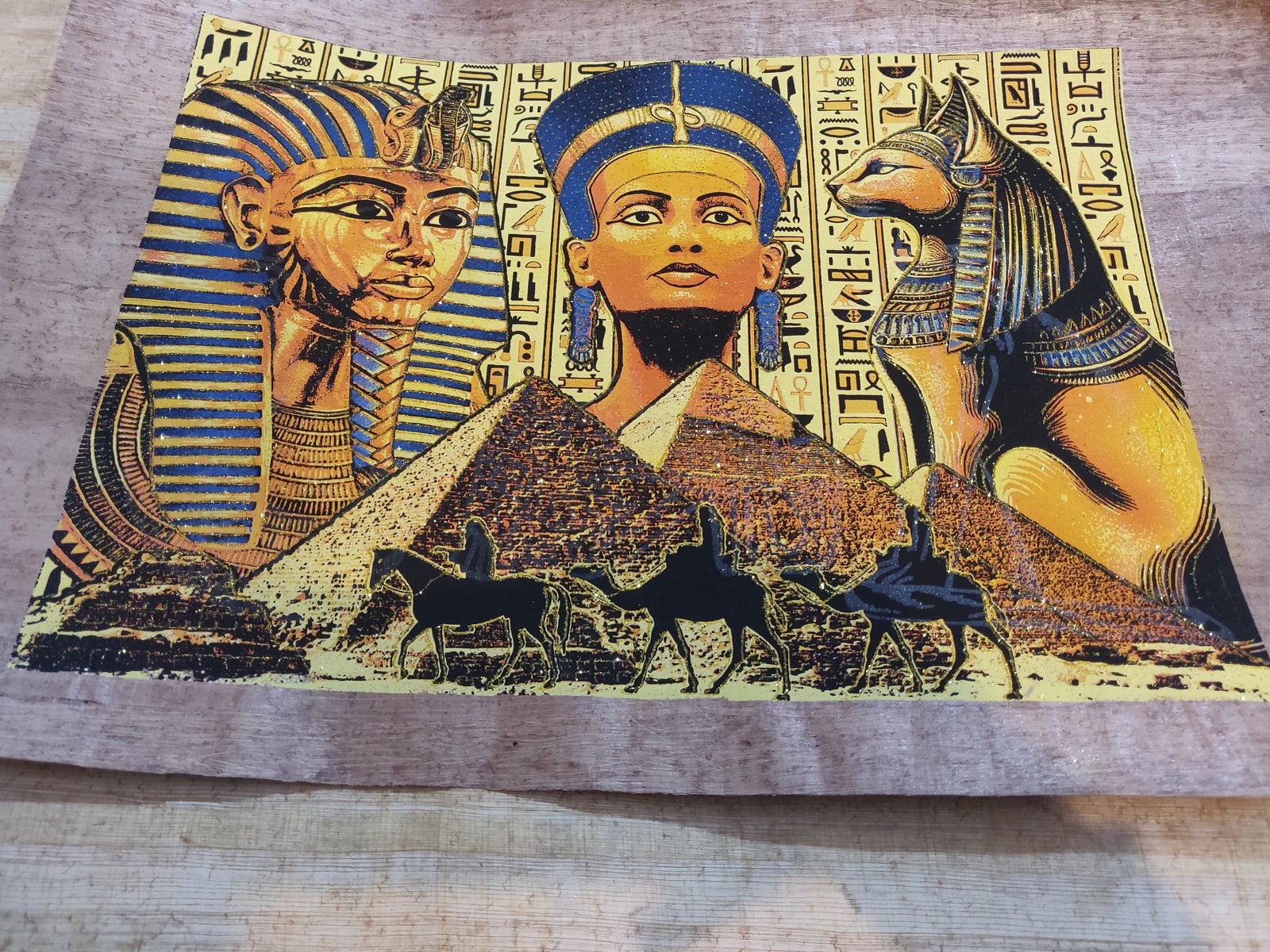 Authentic Handmade Egyptian Papyrus Wall Art – 44 x 33 cm – Choose Design