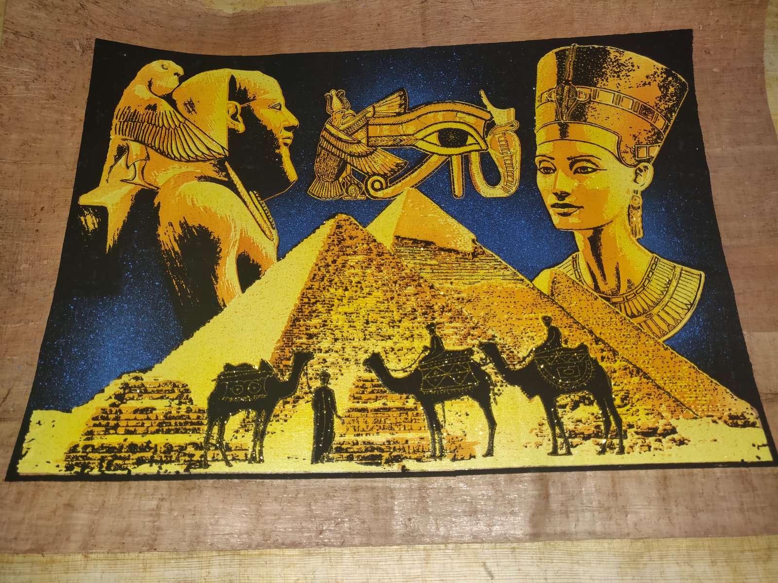 Authentic Handmade Egyptian Papyrus Wall Art – 44 x 33 cm – Choose Design