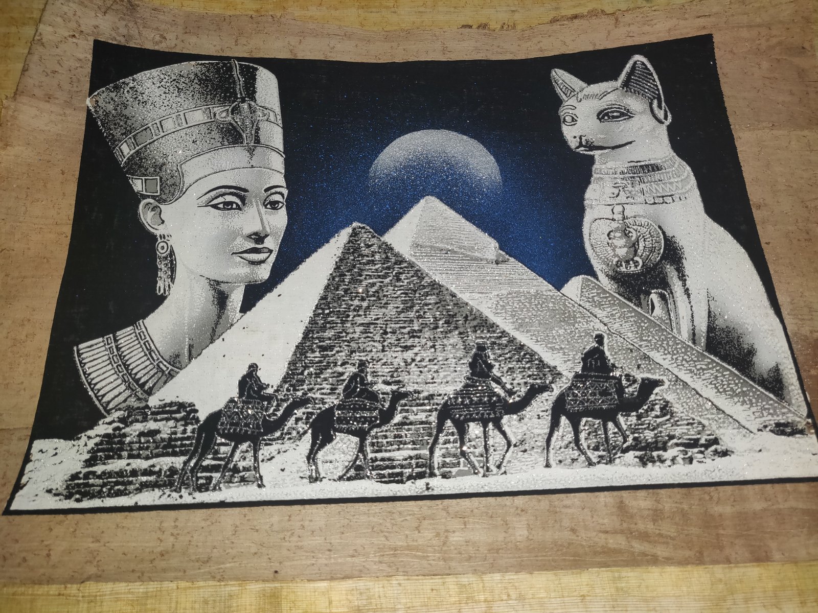 Authentic Handmade Egyptian Papyrus Wall Art – 44 x 33 cm – Choose Design