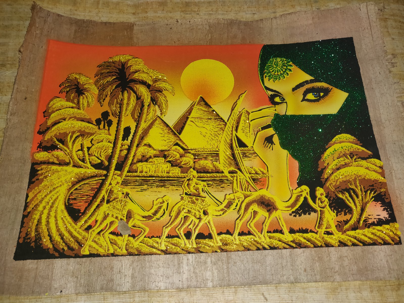 Authentic Handmade Egyptian Papyrus Wall Art – 44 x 33 cm – Choose Design