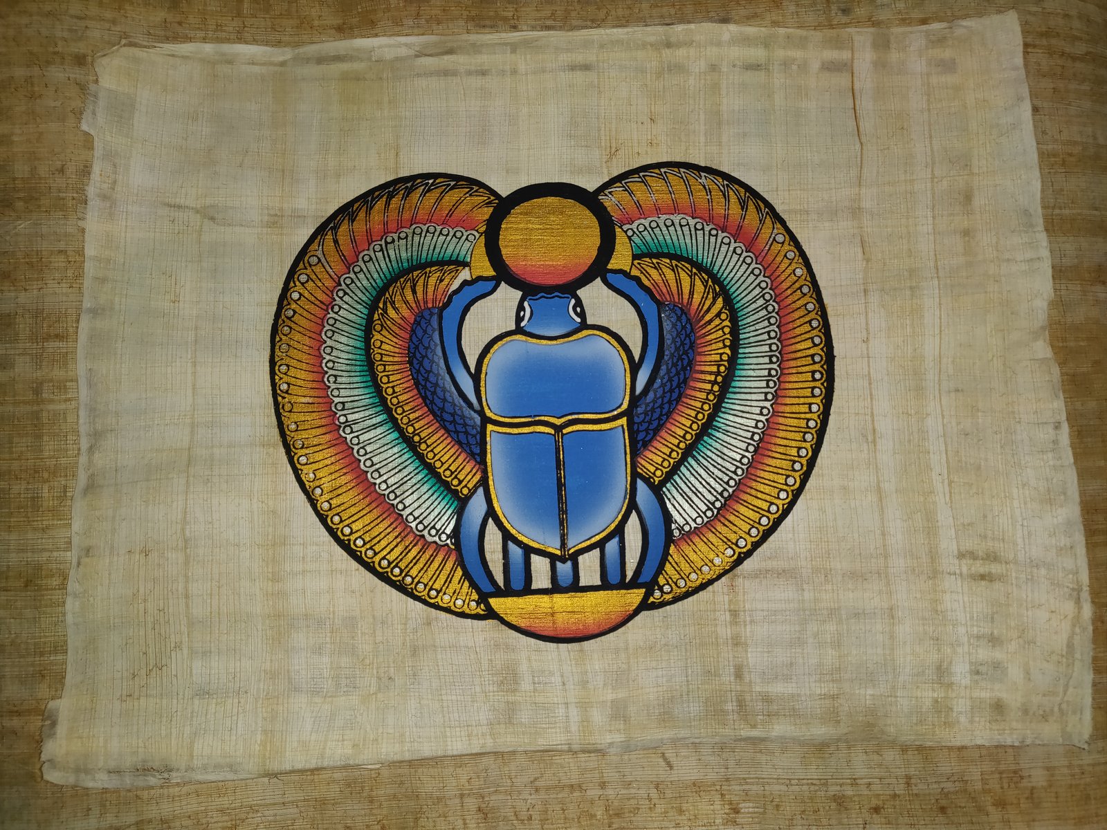 Authentic Handmade Egyptian Papyrus Wall Art – 44 x 33 cm – Choose Design