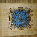 Handmade Egyptian Papyrus Wall Art from Egypt – Traditional Hand Painted Artwork