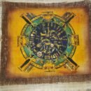 Authentic Egyptian Khesh Papyrus Wall Art – Large 30 x 40 cm – Hand-Painted Hess