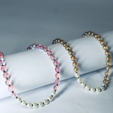 Shell & Faux Pearl Necklace – Assorted Colourways