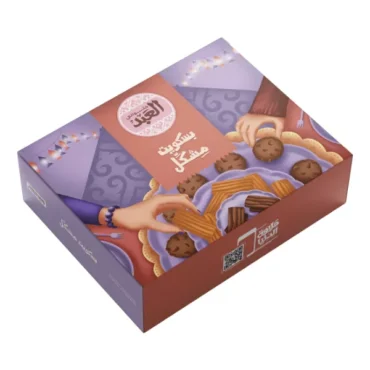El-Abd Assorted Biscuits (Orange, Mixed, Chocolate Chip, Coconut) 500g